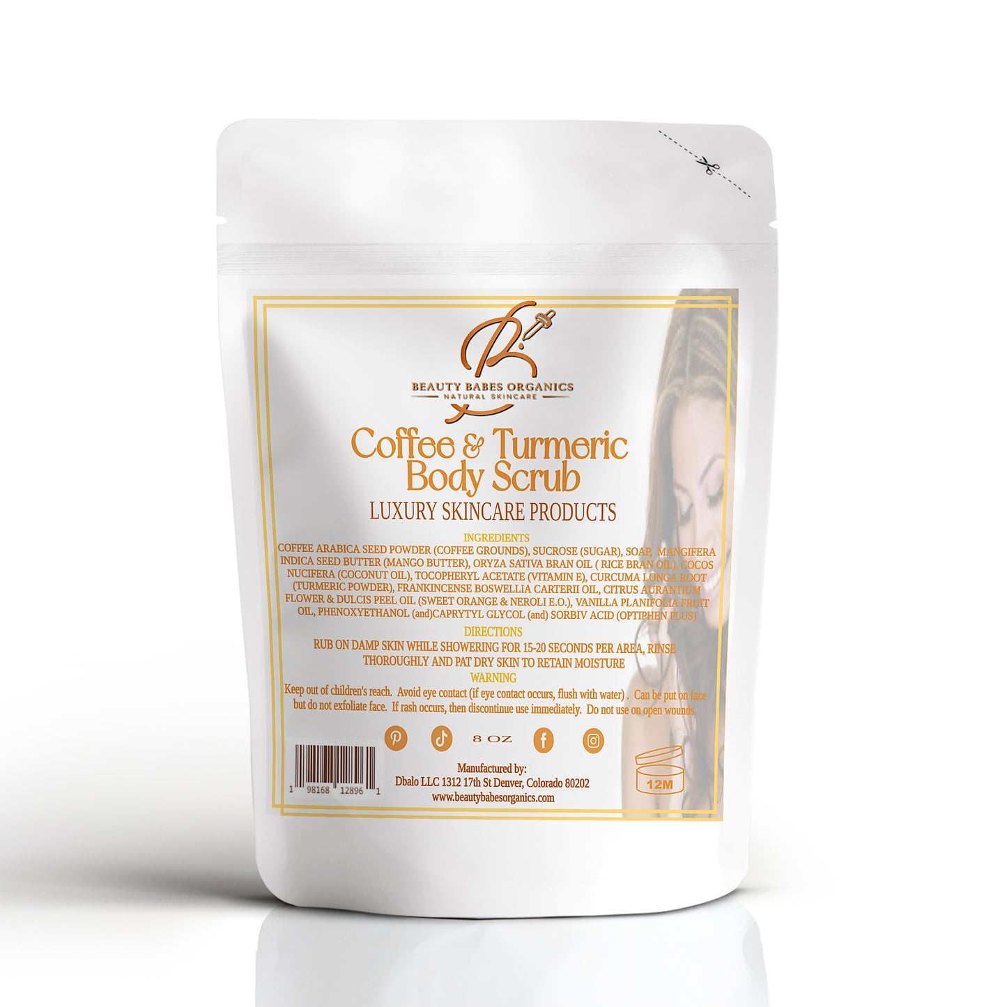 Coffee and Turmeric Body Scrub